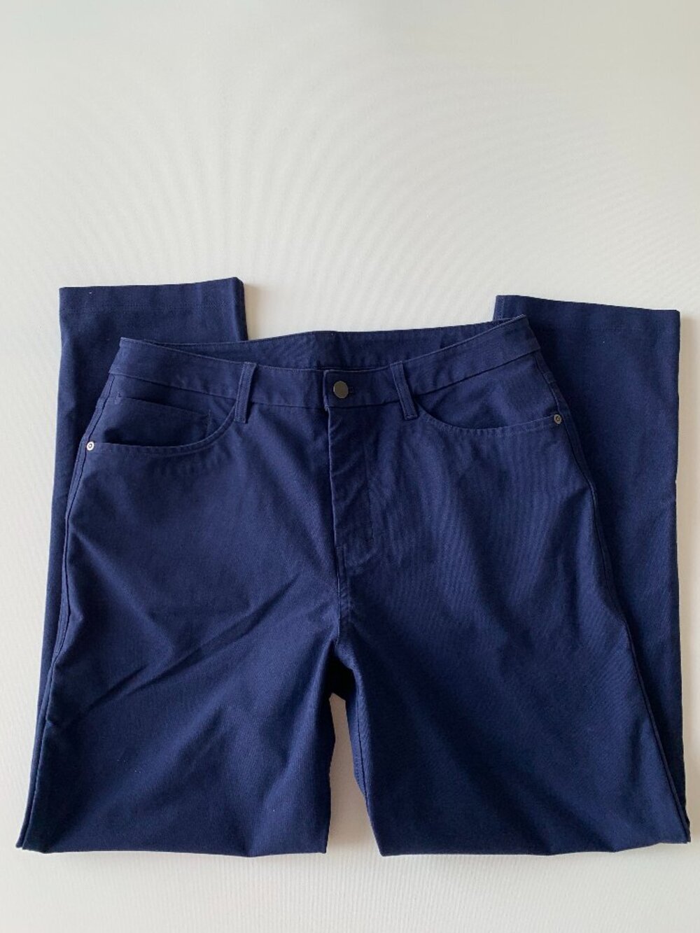 Lululemon Men's Canvas Navy Blue Casual Pants size 32 Inseam 28 - Picture 10 of 12